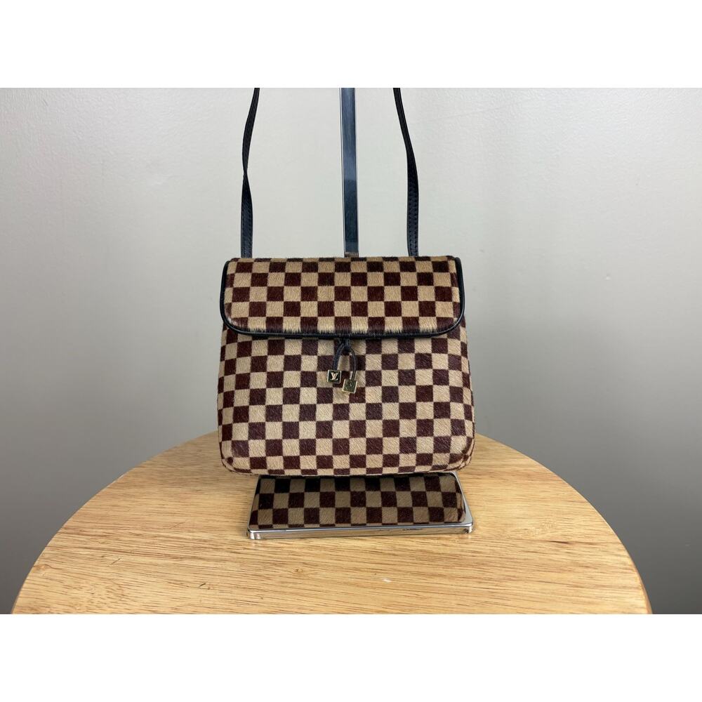 Authentic Louis Vuitton Gazelle Sauvage Pony Hair Crossboody Purse